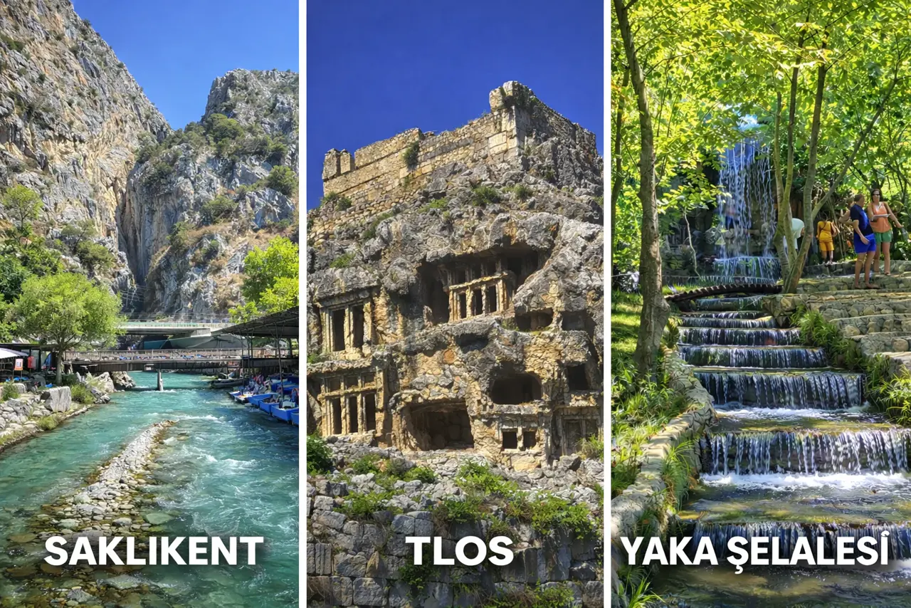 Saklıkent Kanyonu, Tlos ve Yakapark Turu — Fethiye Çıkışlı